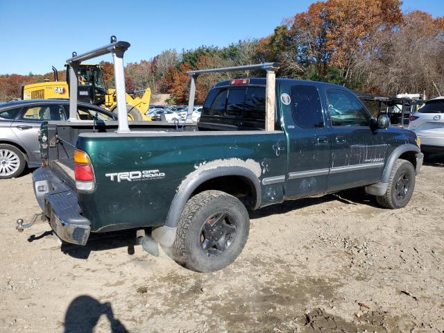 5TBBT44161S208207 - 2001 TOYOTA TUNDRA ACCESS CAB მწვანე ფოტო 3