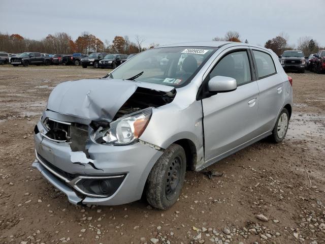 ML32A3HJ3KH007262 - 2019 MITSUBISHI MIRAGE ES SILVER photo 1