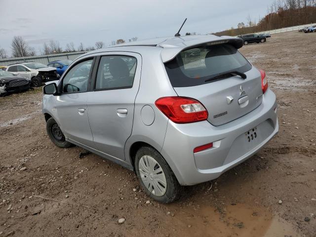 ML32A3HJ3KH007262 - 2019 MITSUBISHI MIRAGE ES SILVER photo 2