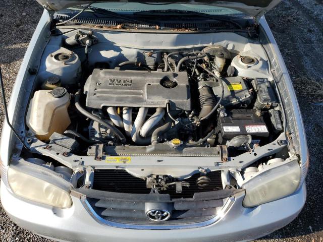 2T1BR12E61C826937 - 2001 TOYOTA COROLLA CE GRAY photo 11