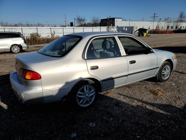 2T1BR12E61C826937 - 2001 TOYOTA COROLLA CE GRAY photo 3