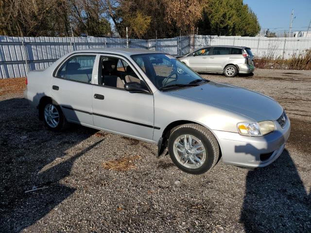 2T1BR12E61C826937 - 2001 TOYOTA COROLLA CE GRAY photo 4