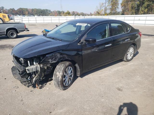 3N1AB7AP6KY247182 - 2019 NISSAN SENTRA S BLACK photo 1