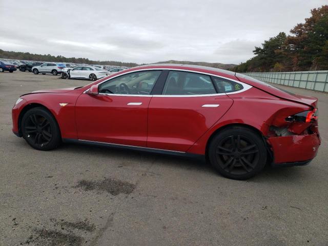 5YJSA1H13EFP29448 - 2014 TESLA MODEL S Կարմիր լուսանկար 2
