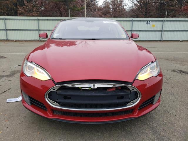 5YJSA1H13EFP29448 - 2014 TESLA MODEL S Կարմիր լուսանկար 5