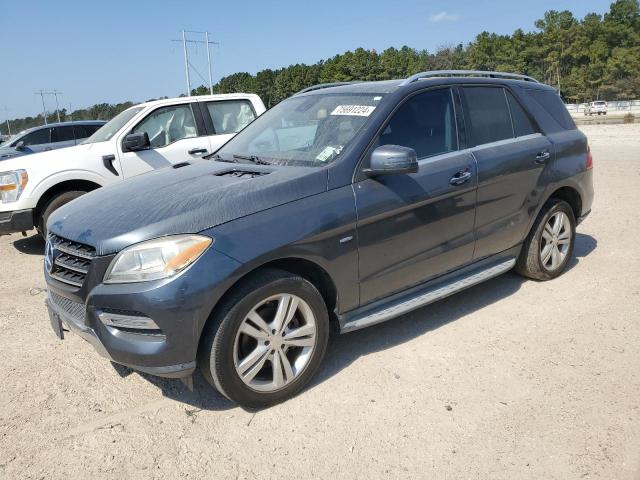 4JGDA5HB8CA053802 - 2012 MERCEDES-BENZ ML 350 4MATIC CHARCOAL photo 1