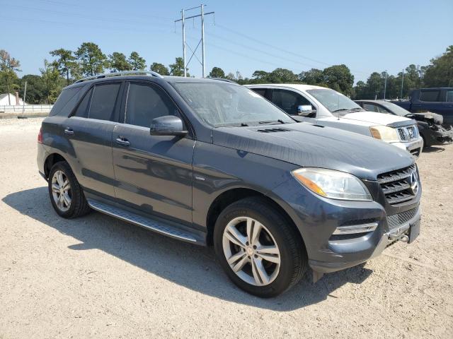 4JGDA5HB8CA053802 - 2012 MERCEDES-BENZ ML 350 4MATIC CHARCOAL photo 4