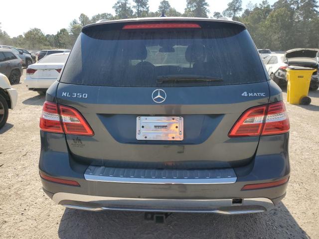 4JGDA5HB8CA053802 - 2012 MERCEDES-BENZ ML 350 4MATIC CHARCOAL photo 6