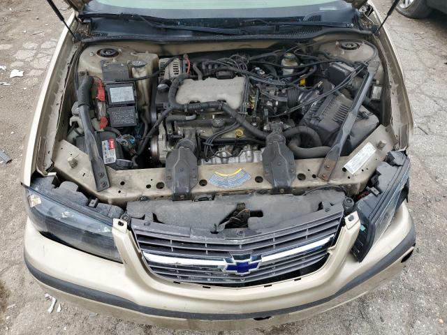 2G1WF52E949281606 - 2004 CHEVROLET IMPALA GOLD photo 11