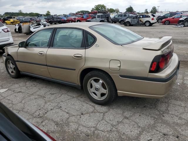 2G1WF52E949281606 - 2004 CHEVROLET IMPALA GOLD photo 2