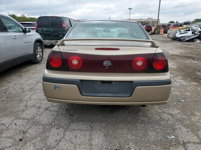 2G1WF52E949281606 - 2004 CHEVROLET IMPALA GOLD photo 6