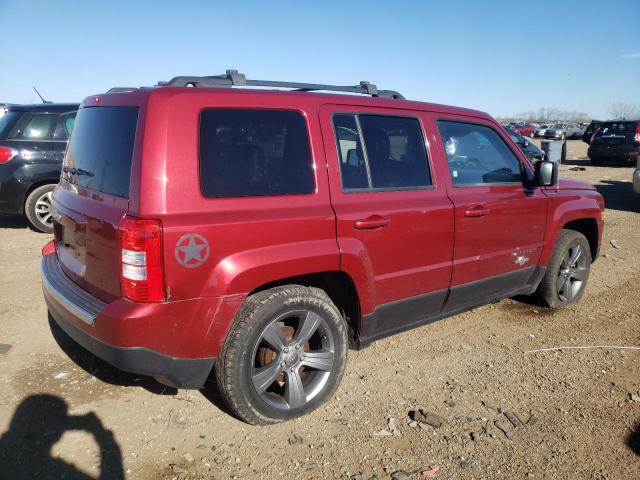 1C4NJPFB8ED671131 - 2014 JEEP PATRIOT LATITUDE RED photo 3