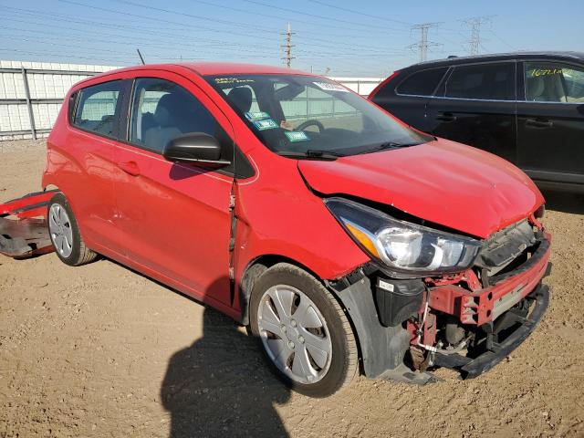 KL8CB6SA6HC757777 - 2017 CHEVROLET SPARK LS RED photo 4