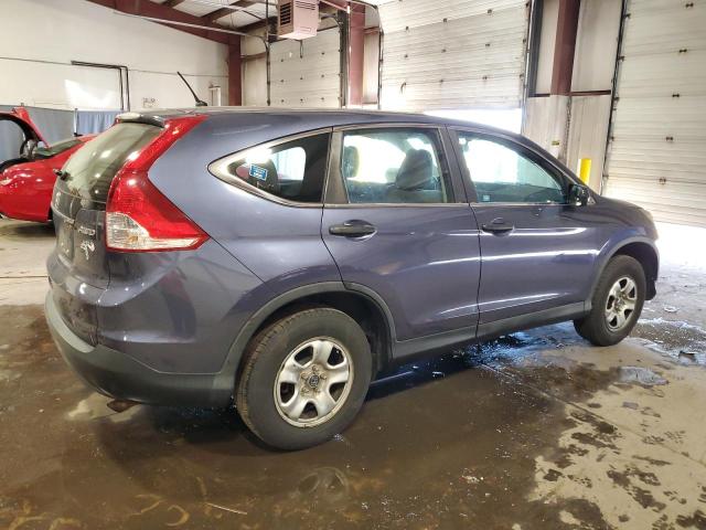 5J6RM4H37CL068441 - 2012 HONDA CR-V LX BLUE photo 3