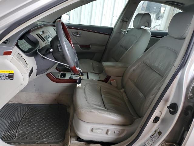 KMHFC46F27A204481 - 2007 HYUNDAI AZERA SE SILVER photo 7