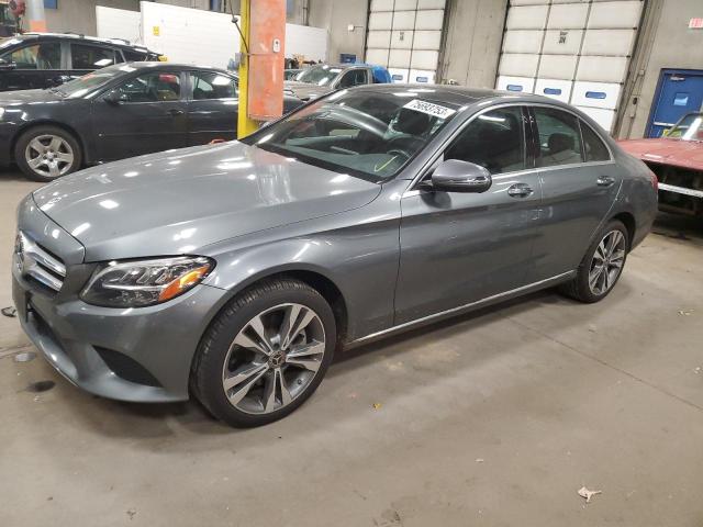 55SWF8EB4KU288867 - 2019 MERCEDES-BENZ C 300 4MATIC GRAY photo 1