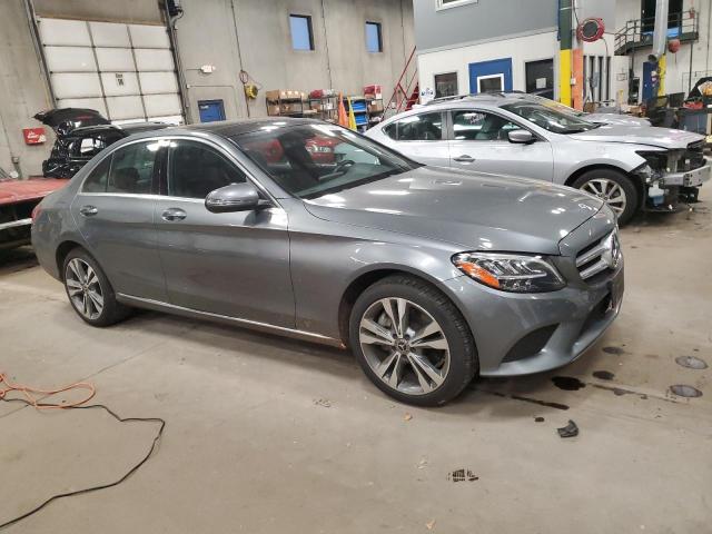 55SWF8EB4KU288867 - 2019 MERCEDES-BENZ C 300 4MATIC GRAY photo 4