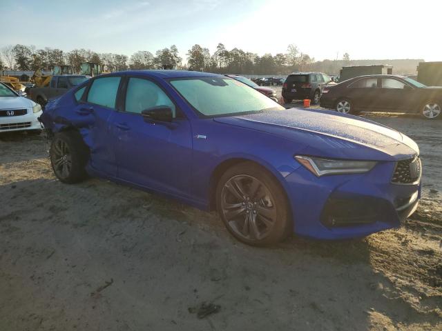 19UUB6F57NA001456 - 2022 ACURA TLX TECH A BLUE photo 4