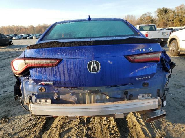 19UUB6F57NA001456 - 2022 ACURA TLX TECH A BLUE photo 6