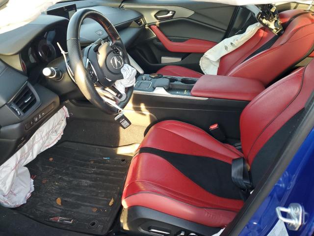 19UUB6F57NA001456 - 2022 ACURA TLX TECH A BLUE photo 7