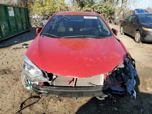 2T1BURHE1GC720649 - 2016 TOYOTA COROLLA L RED photo 5