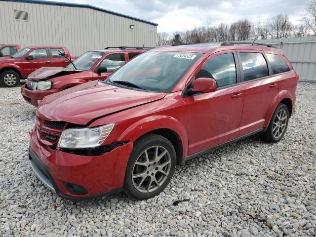 3C4PDDEG7DT717570 - 2013 DODGE JOURNEY R/T RED photo 1