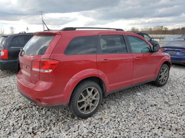 3C4PDDEG7DT717570 - 2013 DODGE JOURNEY R/T RED photo 3