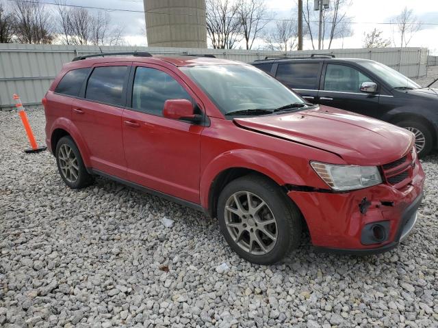 3C4PDDEG7DT717570 - 2013 DODGE JOURNEY R/T RED photo 4