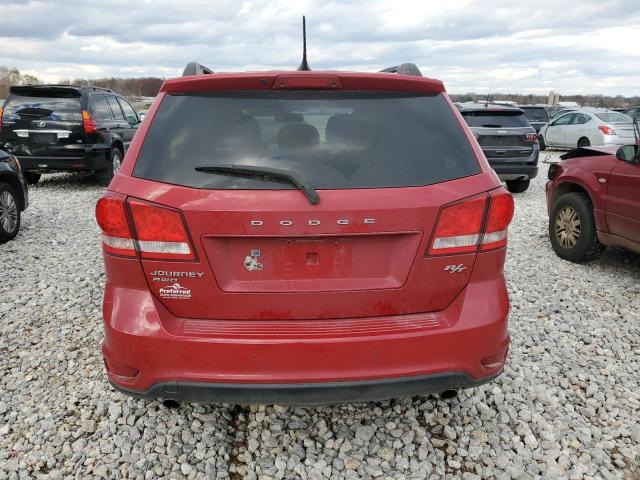 3C4PDDEG7DT717570 - 2013 DODGE JOURNEY R/T RED photo 6