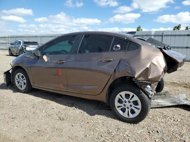 1G1BC5SM2K7125825 - 2019 CHEVROLET CRUZE LS BROWN photo 2