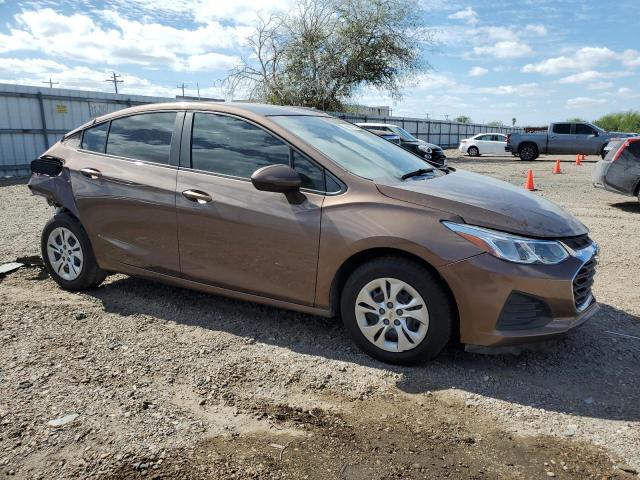 1G1BC5SM2K7125825 - 2019 CHEVROLET CRUZE LS BROWN photo 4