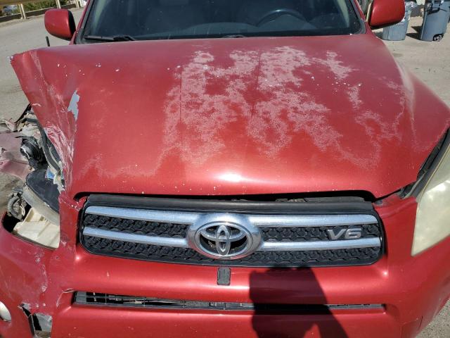 JTMZK31V075005810 - 2007 TOYOTA RAV4 LIMITED RED photo 11