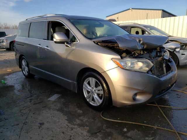 JN8AE2KP7C9050068 - 2012 NISSAN QUEST S GRAY photo 4