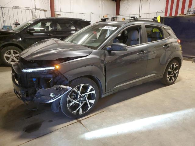 KM8K5CA30NU793512 - 2022 HYUNDAI KONA LIMITED GRAY photo 1