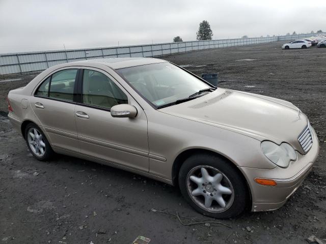 WDBRF81J14F447496 - 2004 MERCEDES-BENZ C 240 4MATIC GOLD photo 4