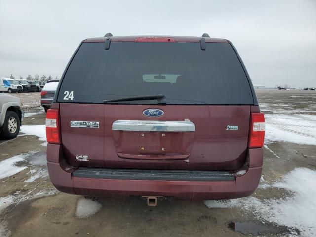 1FMJK1G52AEA43793 - 2010 FORD EXPEDITION EL XLT BURGUNDY photo 6