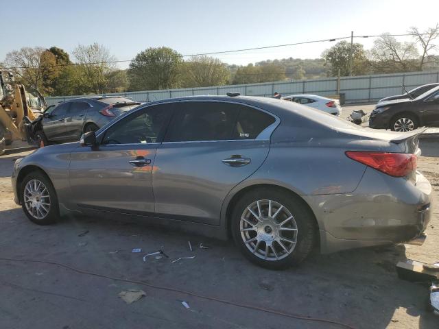 JN1BV7ARXFM404671 - 2015 INFINITI Q50 BASE GRAY photo 2