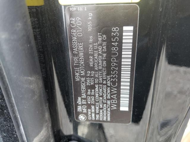 WBAWC33529PU84538 - 2009 BMW 328 XI BLACK photo 13