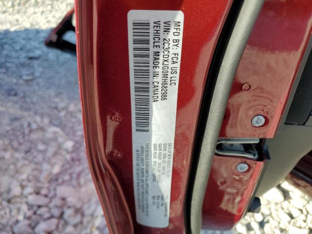 2C3CDXJG0MH682986 - 2021 DODGE CHARGER SXT RED photo 13