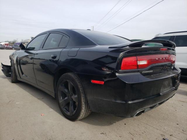 2C3CDXCT3EH338581 - 2014 DODGE CHARGER R/T BLACK photo 2