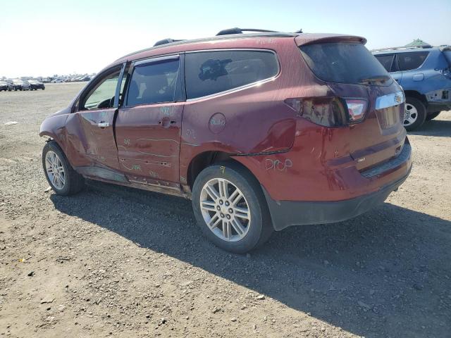 1GNKVGKD0FJ342626 - 2015 CHEVROLET TRAVERSE LT BURGUNDY photo 2