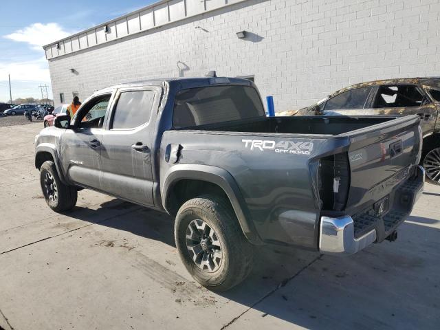 3TMCZ5AN1LM354010 - 2020 TOYOTA TACOMA DOUBLE CAB GRAY photo 3