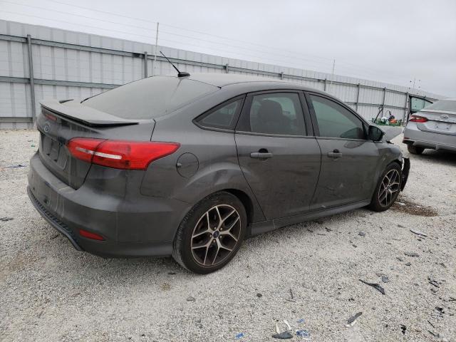 1FADP3F28FL340615 - 2015 FORD FOCUS SE GRAY photo 3