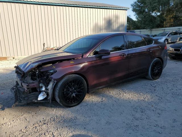 3FA6P0G75DR108361 - 2013 FORD FUSION S MAROON photo 1