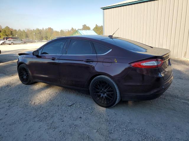 3FA6P0G75DR108361 - 2013 FORD FUSION S MAROON photo 2