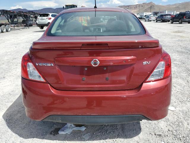 3N1CN7AP6KL847021 - 2019 NISSAN VERSA S RED photo 6