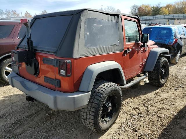 1J4FA24169L759862 - 2009 JEEP WRANGLER X ORANGE photo 3