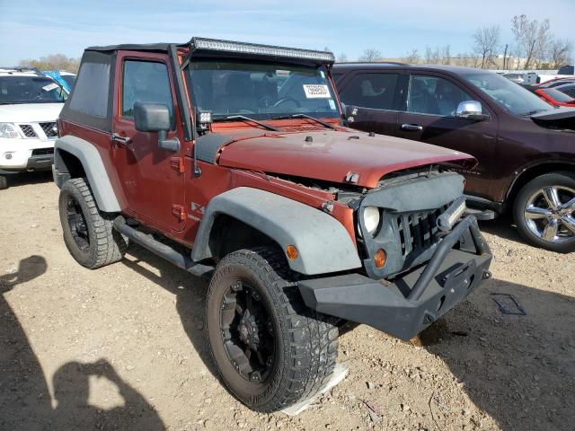 1J4FA24169L759862 - 2009 JEEP WRANGLER X ORANGE photo 4