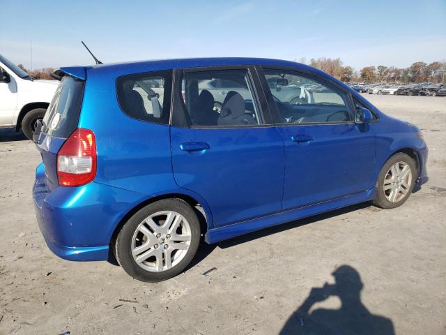 JHMGD38608S046035 - 2008 HONDA FIT SPORT BLUE photo 3