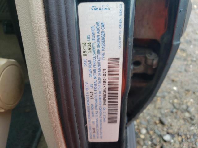 3VWPB81H6XM204009 - 1999 VOLKSWAGEN JETTA WOLFSBURG 绿色 照片 12